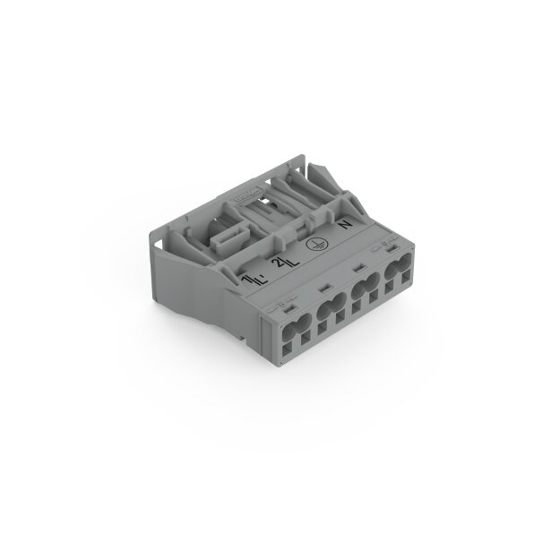 Wago 770-754/060-000 Snap-In-Stecker Grau