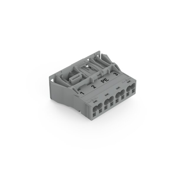 Wago 770-754/062-000 Snap-In-Stecker Grau