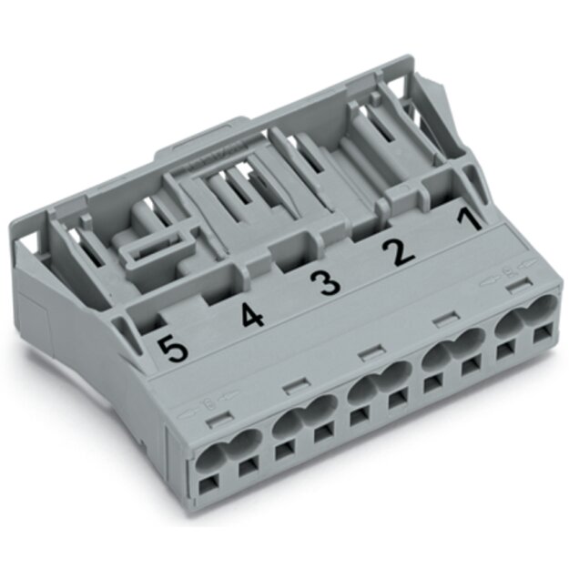 Wago 770-755 Snap-In-Stecker Grau
