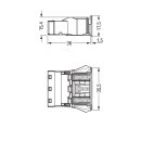 Wago 770-763/073-000 Snap-In-Buchse