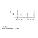 Wago 770-803 Buchse für Leiterplatten Schwarz