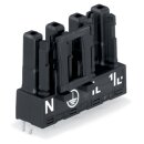 Wago 770-804 Buchse für Leiterplatten Schwarz