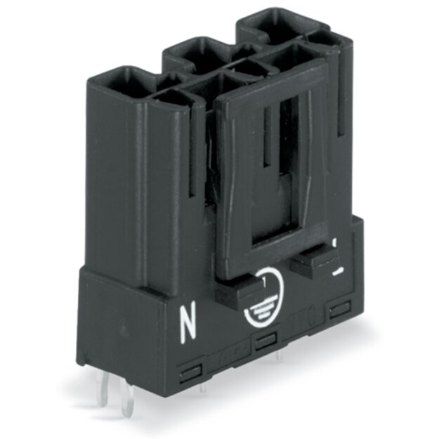 Wago 770-813 Stecker für Leiterplatten Schwarz