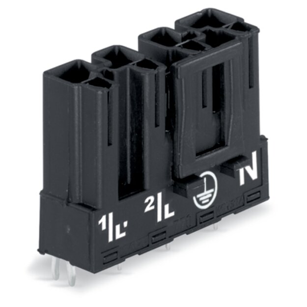 Wago 770-814 Stecker für Leiterplatten Schwarz