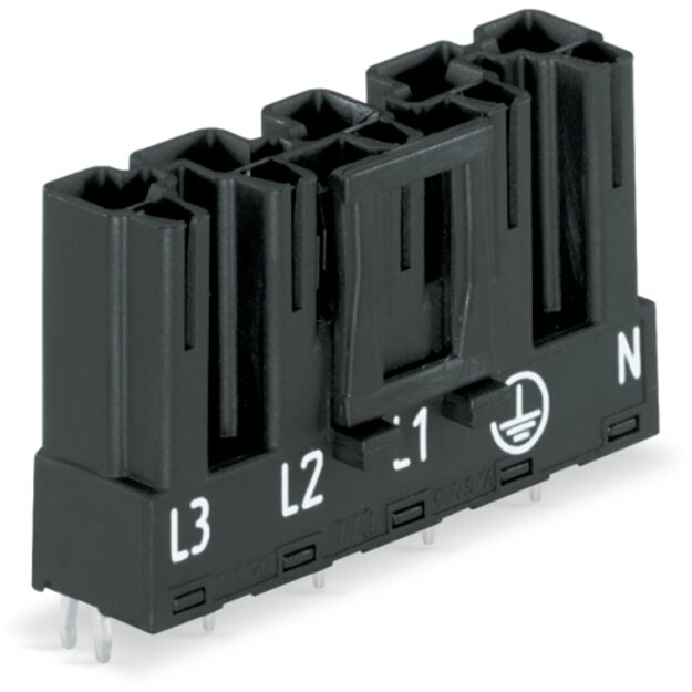 Wago 770-815 Stecker für Leiterplatten Schwarz
