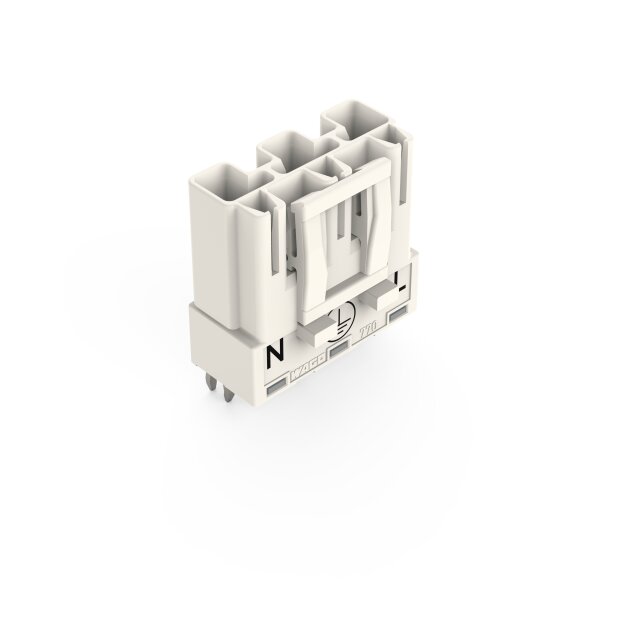 Wago 770-833 Stecker für Leiterplatten Weiß