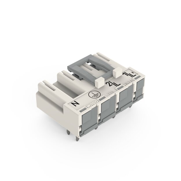 Wago 770-834/011-000 Stecker für Leiterplatten Weiß