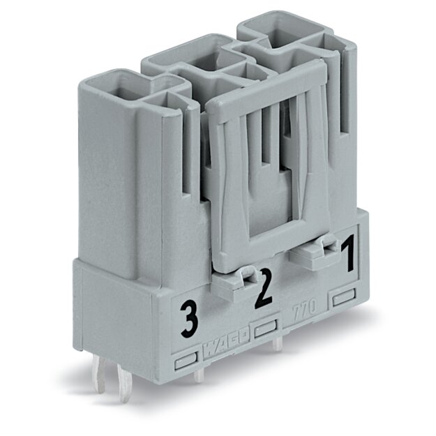 Wago 770-853 Stecker für Leiterplatten Grau