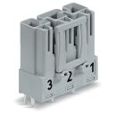 Wago 770-853 Stecker für Leiterplatten Grau