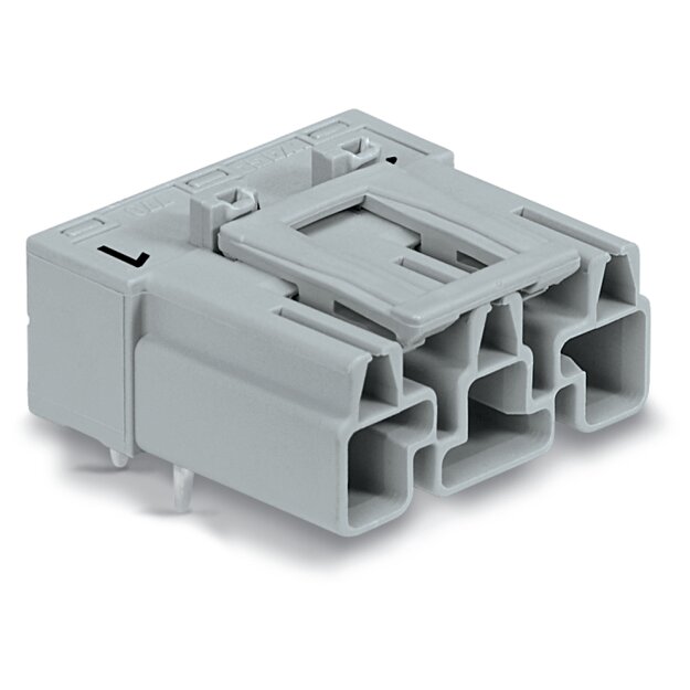 Wago 770-853/011-000 Stecker für Leiterplatten Grau