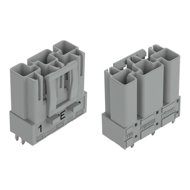 Wago 770-853/062-000 Stecker für Leiterplatten Grau
