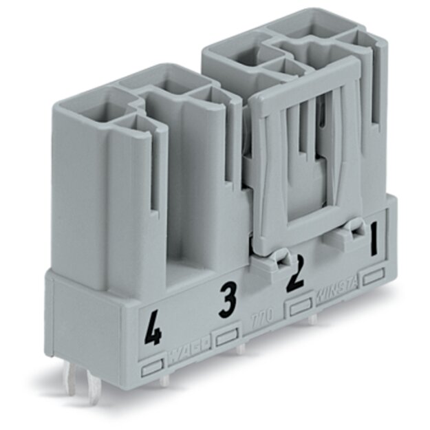 Wago 770-854 Stecker für Leiterplatten Grau