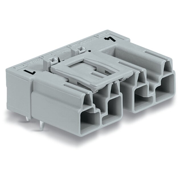 Wago 770-854/011-000 Stecker für Leiterplatten Grau