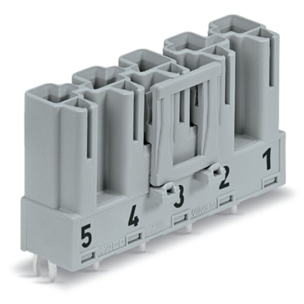 Wago 770-855 Stecker für Leiterplatten Grau