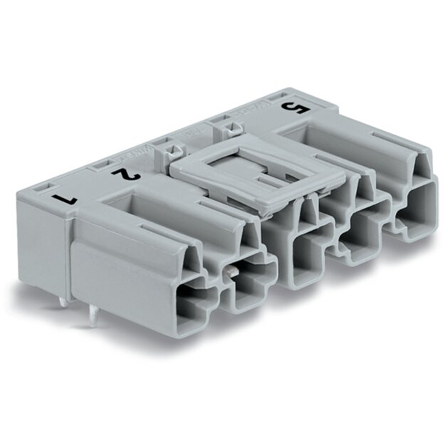 Wago 770-855/011-000 Stecker für Leiterplatten Grau