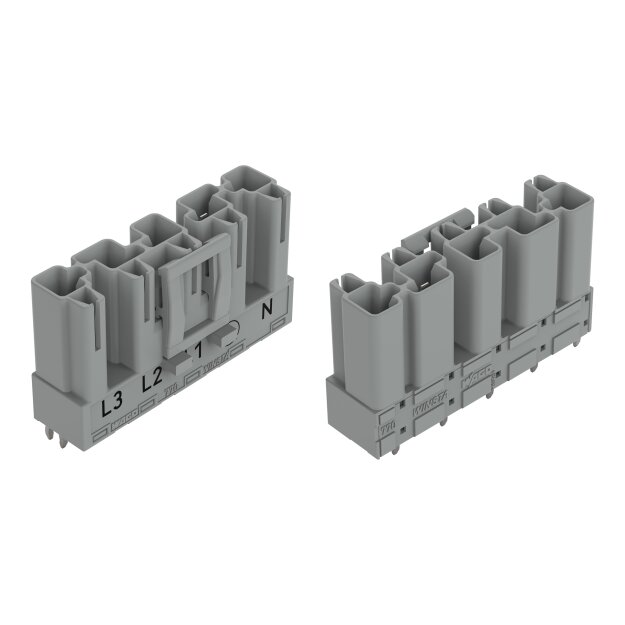 Wago 770-855/060-000 Stecker für Leiterplatten Grau