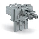 Wago 770-967 T-Verteiler 3-polig Grau