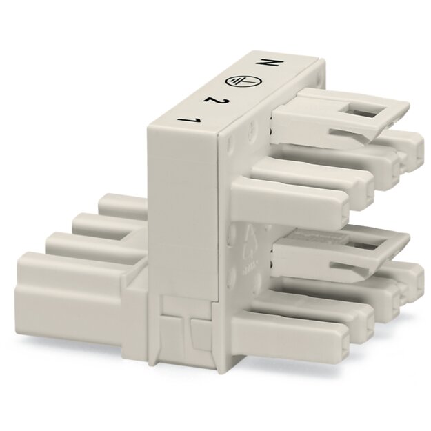Wago 770-994 h-Verteiler 4-polig Weiß