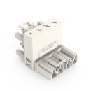 Wago 770-995 h-Verteiler 4-polig Weiß
