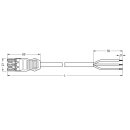 Wago 771-9993/105-805 Konfektionierte Anschlussleitung Grau