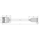 Wago 771-9995/105-107 Konfektionierte Anschlussleitung Grau