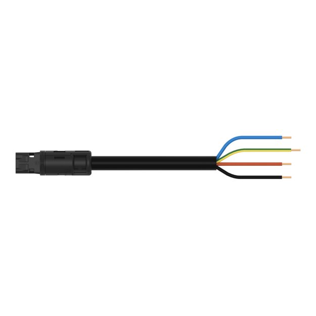 Wago 774-9994/206-501 Konfektionierte Anschlussleitung Schwarz