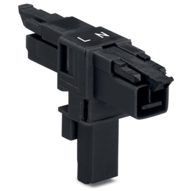 Wago 890-1606 T-Verteiler 2-polig Schwarz