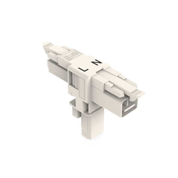 Wago 890-1656 T-Verteiler 2-polig Weiß