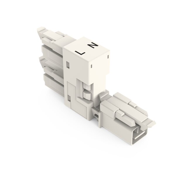 Wago 890-1686 h-Verteiler 2-polig Weiß