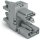 Wago 890-1734 3-fach-Verteiler 4-polig Grau