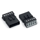 Wago 890-215 Stecker 5-polig Schwarz