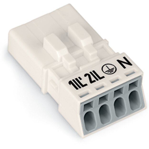 Wago 890-234 Stecker 4-polig Weiß