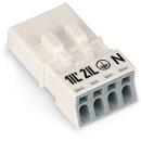 Wago 890-234 Stecker 4-polig Weiß
