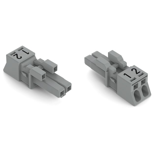 Wago 890-242/060-000 Buchse 2-polig Grau