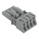 Wago 890-244/064-000 Buchse 4-polig Grau