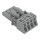 Wago 890-244/064-000 Buchse 4-polig Grau