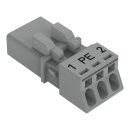 Wago 890-253/062-000 Stecker 3-polig Grau