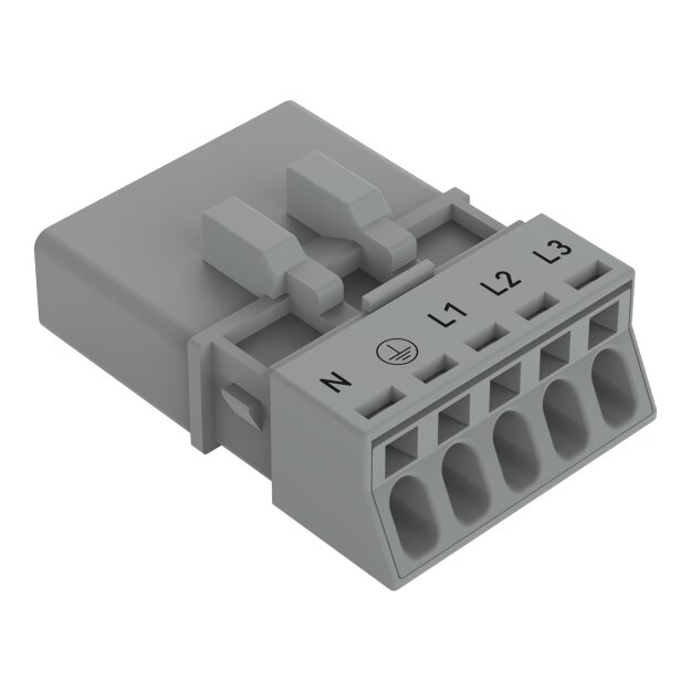 Wago 890-255/060-000 Stecker 5-polig Grau