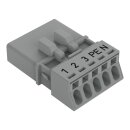 Wago 890-255/062-000 Stecker 5-polig Grau