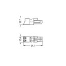 Wago 890-282/082-000 Buchse 2-polig