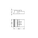 Wago 890-295/080-000 Stecker 5-polig