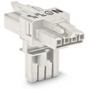 Wago 890-676 T-Verteiler 4-polig Weiß