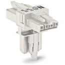 Wago 890-677 T-Verteiler 4-polig Weiß