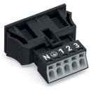 Wago 890-705/006-000 Snap-In-Buchse Schwarz