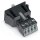 Wago 890-714 Snap-In-Stecker Schwarz