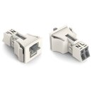 Wago 890-732 Snap-In-Stecker Weiß
