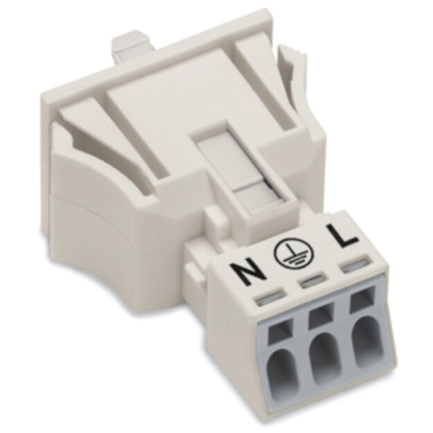 Wago 890-733 Snap-In-Stecker Weiß