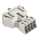 Wago 890-734 Snap-In-Stecker Weiß