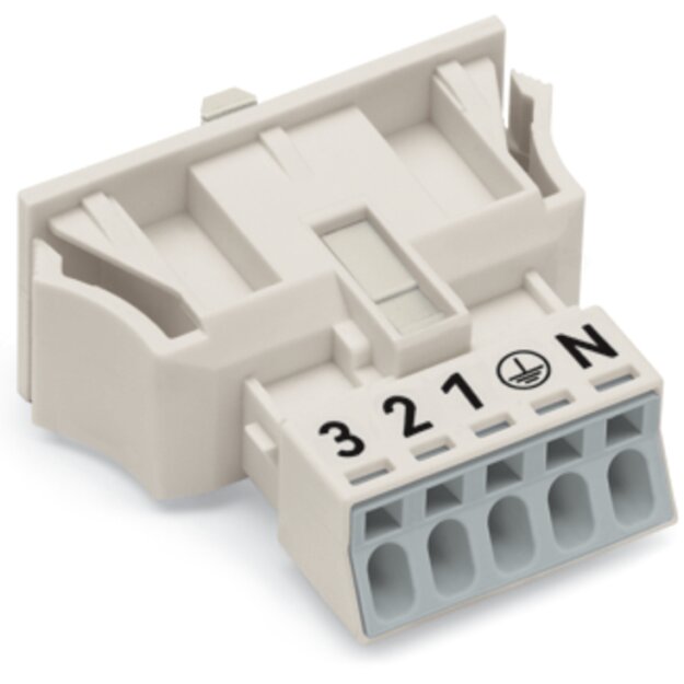 Wago 890-735 Snap-In-Stecker Weiß