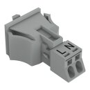Wago 890-742/060-000 Snap-In-Buchse Grau